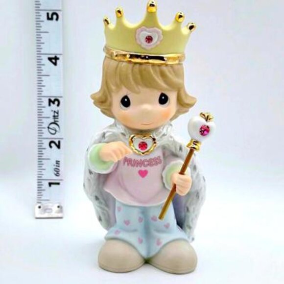 Precious Moments Other - Precious Moments Cute Princess Figurine with Crown and Scepter